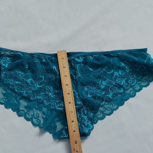 Teal Lace Halter Chemise Womens Size 4XL - Picture 6 of 9